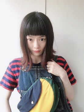 鈴石 風さん（レディース・156cm）の夏コーディネート