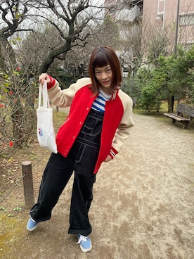 鈴石 風さん（レディース・156cm）の冬コーディネート