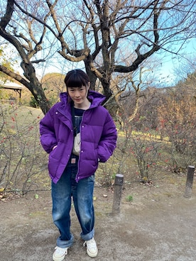 鈴石 風さん（レディース・156cm）の冬コーディネート