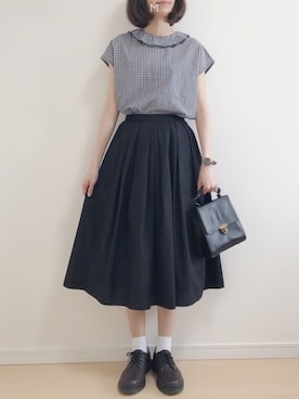 「haco!（ハコ）のアイテム（その他シューズ）」を使った、MAYUKOさん（レディース・163cm）の夏コーディネート