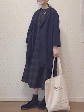 「DICAS（ディカス）のアイテム」を使った、MAYUKOさん（レディース・163cm）の秋コーディネート