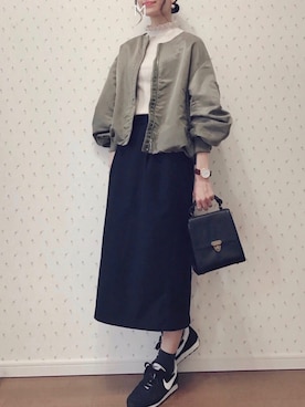 「A part by（アパートバイ）のアイテム（ジャケット/アウター）」を使った、MAYUKOさん（レディース・163cm）の冬コーディネート