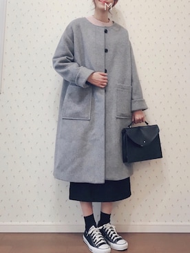 「A part by（アパートバイ）のアイテム（その他アウター）」を使った、MAYUKOさん（レディース・163cm）の冬コーディネート