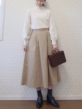 「ESPERANZA（エスペランサ）のアイテム（ローファー）」を使った、MAYUKOさん（レディース・163cm）の春コーディネート