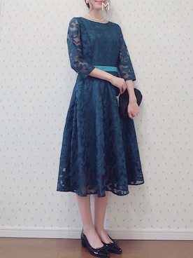 「merlot plus（メルロープリュス）のアイテム」を使った、MAYUKOさん（レディース・163cm）の冬コーディネート