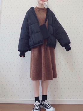 MAYUKOさん（レディース・163cm）の冬コーディネート