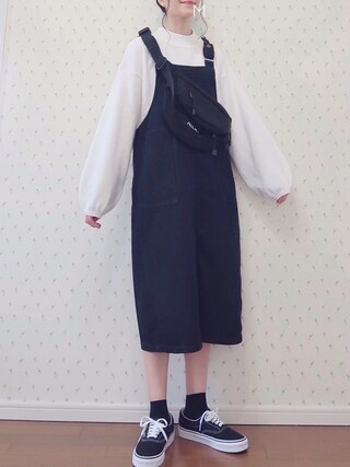 MAYUKO使用「w closet（12Gニジュウスハイネックプルオーバー）」的時尚穿搭
