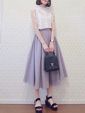 「LBC（エルビーシー）のアイテム」を使った、MAYUKOさん（レディース・163cm）の夏コーディネート