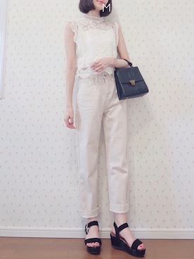 「LBC（エルビーシー）のアイテム」を使った、MAYUKOさん（レディース・163cm）の夏コーディネート