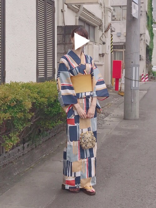 Mayuko Sevendays Sundayの着物 浴衣を使ったコーディネート Wear