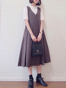 「LBC（エルビーシー）のアイテム」を使った、MAYUKOさん（レディース・163cm）の秋コーディネート