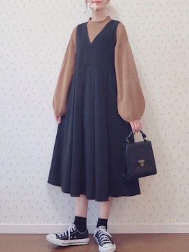 「LBC（エルビーシー）のアイテム」を使った、MAYUKOさん（レディース・163cm）の秋コーディネート