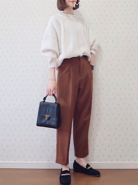「LBC（エルビーシー）のアイテム」を使った、MAYUKOさん（レディース・163cm）の秋コーディネート