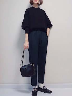 SLOBE IENA - 2017AW 畦変形ドルマンニット SLOBE IENA - SLOBE IENA 畦変形ドルマンニット パープルの通販