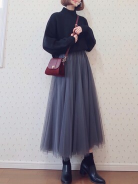 MAYUKOさん(レディース・163cm)の冬コーディネート