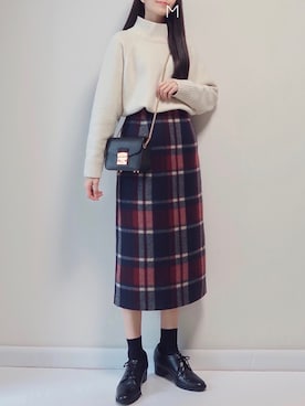 「fifth（フィフス）のアイテム」を使った、MAYUKOさん（レディース・163cm）の冬コーディネート