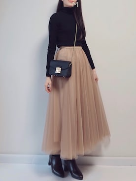 MAYUKOさん（レディース・163cm）の冬コーディネート