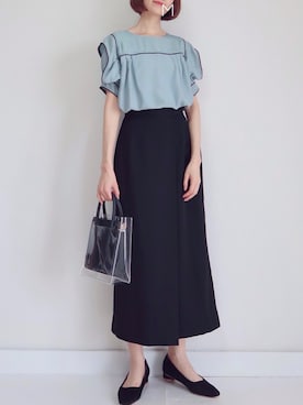 「Diosfront（ディオスフロント）のアイテム」を使った、MAYUKOさん（レディース・163cm）の夏コーディネート