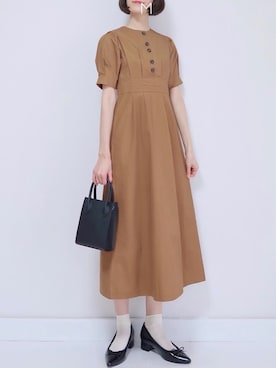 「FREE'S MART（フリーズマート）のアイテム（ワンピース/ドレス）」を使った、MAYUKOさん（レディース・163cm）の夏コーディネート