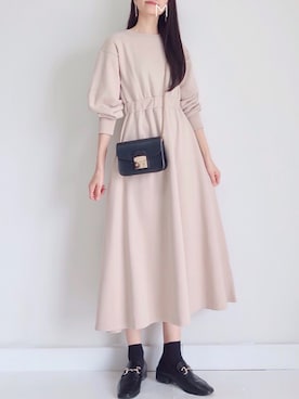 「fifth（フィフス）のフラップチェーンショルダーバッグ（ショルダーバッグ）」を使った、MAYUKOさん（レディース・163cm）の秋コーディネート