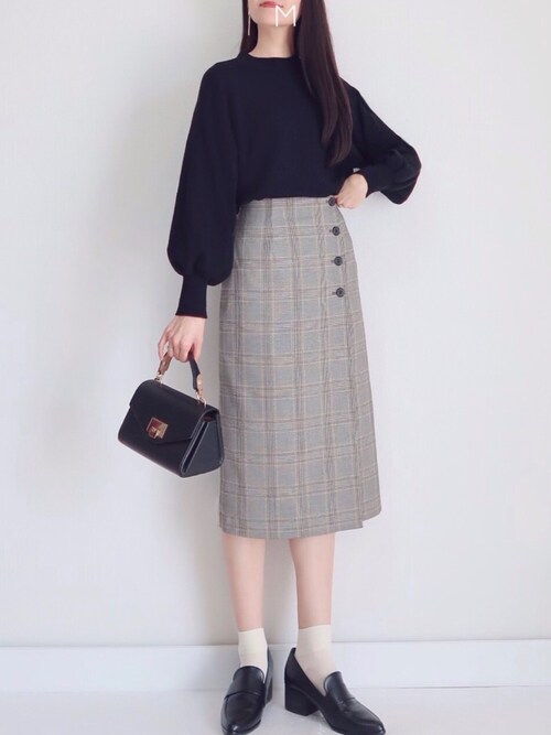 Mayuko Uniqloのスカートを使ったコーディネート Wear