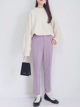 「17kg（イチナナキログラム）のアイテム（バッグ）」を使った、MAYUKOさん（レディース・163cm）の秋コーディネート
