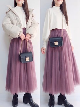 「ESPERANZA（エスペランサ）のアイテム（ローファー）」を使った、MAYUKOさん（レディース・163cm）の秋コーディネート