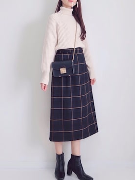 MAYUKOさん（レディース・163cm）の冬コーディネート