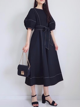 「fifth（フィフス）のフラップチェーンショルダーバッグ（ショルダーバッグ）」を使った、MAYUKOさん（レディース・163cm）の春コーディネート