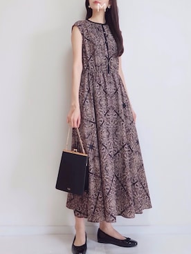 「URBAN RESEARCH Sonny Label（アーバンリサーチサニーレーベル）のアイテム（ワンピース/ドレス）」を使った、MAYUKOさん（レディース・163cm）の夏コーディネート