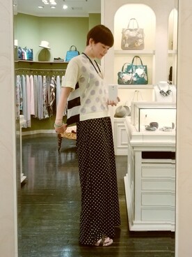 「collection PRIVEE?（コレクションプリヴェ）のアイテム」を使った、mimioさん（レディース・163cm）の春コーディネート