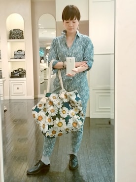 「H.P.FRANCE（アッシュペーフランス）のアイテム」を使った、mimioさん（レディース・163cm）の春コーディネート