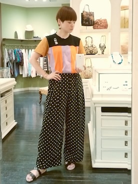 「collection PRIVEE?（コレクションプリヴェ）のアイテム」を使った、mimioさん（レディース・163cm）の春コーディネート