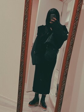 「ENVYM（アンビー）のアイテム（ワンピース/ドレス）」を使った、kさん（レディース・153cm）の冬コーディネート