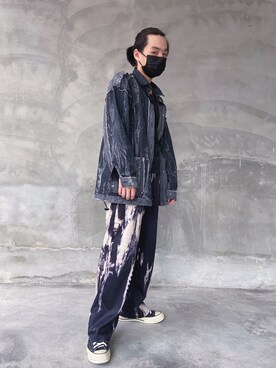 「darkwear」｜Ares Teoさん（メンズ・160cm）の夏コーディネート