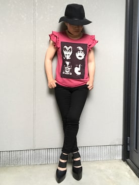 髪ボサ子さん（レディース・145cm）の春コーディネート