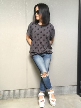 髪ボサ子さん（レディース・145cm）の夏コーディネート