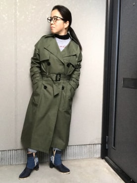 髪ボサ子さん(レディース・145cm)の春コーディネート