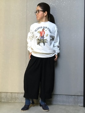 髪ボサ子さん（レディース・145cm）の春コーディネート