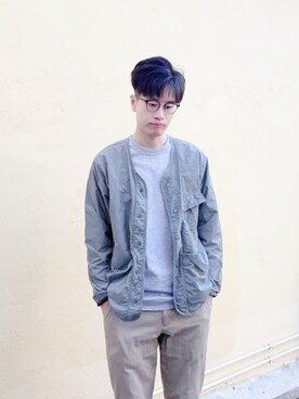 「日常」｜「アイテム（ジャケット/アウター）」を使った、ikerlamさん（メンズ・176cm）の秋コーディネート
