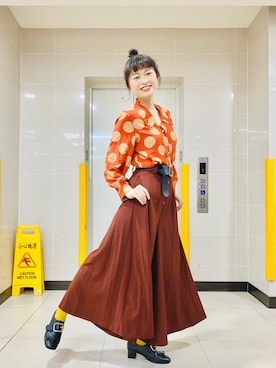 「autumn look」｜「アイテム（パンツ）」を使った、🌺🌸 Sara 🌸🌺さん（レディース・166cm）の冬コーディネート