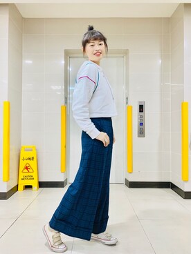 「autumn look」｜「アイテム（パンツ）」を使った、🌺🌸 Sara 🌸🌺さん（レディース・166cm）の冬コーディネート