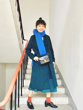 「WEAR」｜「アイテム（ジャケット/アウター）」を使った、🌺🌸 Sara 🌸🌺さん（レディース・166cm）の冬コーディネート