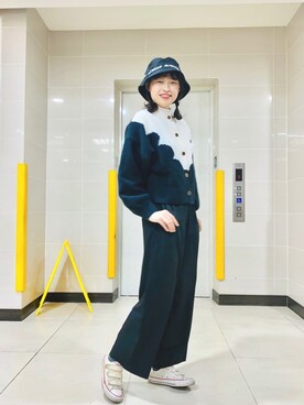 「working style」｜「アイテム（帽子）」を使った、🌺🌸 Sara 🌸🌺さん（レディース・166cm）の冬コーディネート