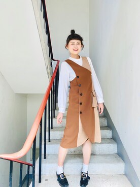 「Marjorie（マージョリー）のアイテム（トップス）」を使った、🌺🌸 Sara 🌸🌺さん（レディース・166cm）の冬コーディネート