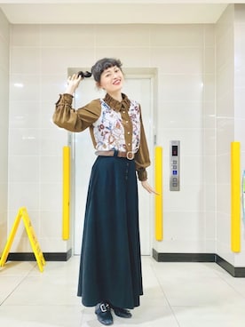 「Marjorie（マージョリー）のアイテム（トップス）」を使った、🌺🌸 Sara 🌸🌺さん（レディース・166cm）の春コーディネート