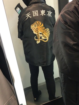 WACKO MARIAのナイロンジャケットを使った人気ファッション