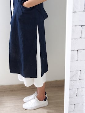 「Kenneth Cole（ケネスコール）のアイテム」を使った、Christaさん（レディース・166cm）の夏コーディネート