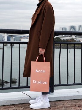 マフラーを使った Acne のメンズ人気ファッションコーディネート Wear