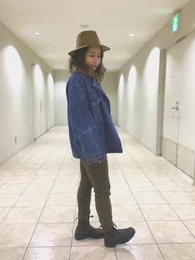 「AVIREX（アヴィレックス）のアイテム」を使った、ayanaさん（レディース・158cm）の冬コーディネート